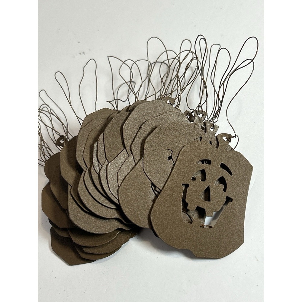 Vintage Metal Pumpkins Curled Wire Garland 6‎ ft  Americana Rustic Primitive